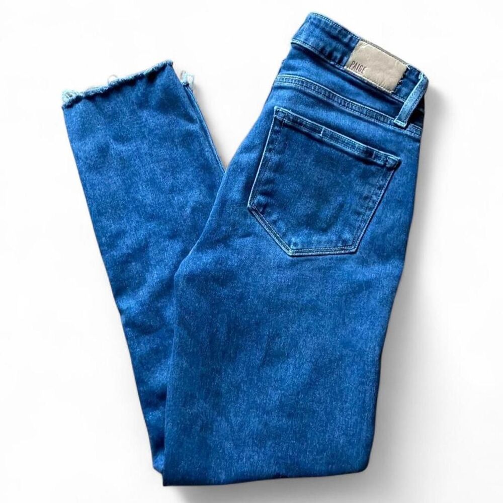 Paige Women's Blue and Navy Jeans